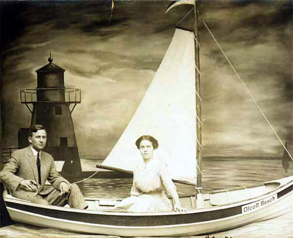 Jack & Mary at Olcott Beach - 1911