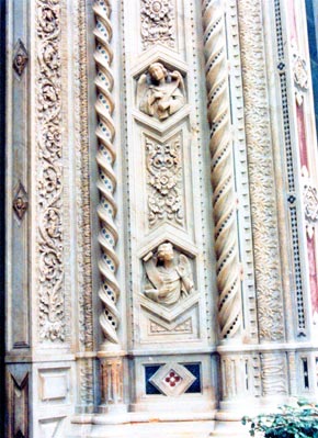 Detail of Fascade Duomo Florence